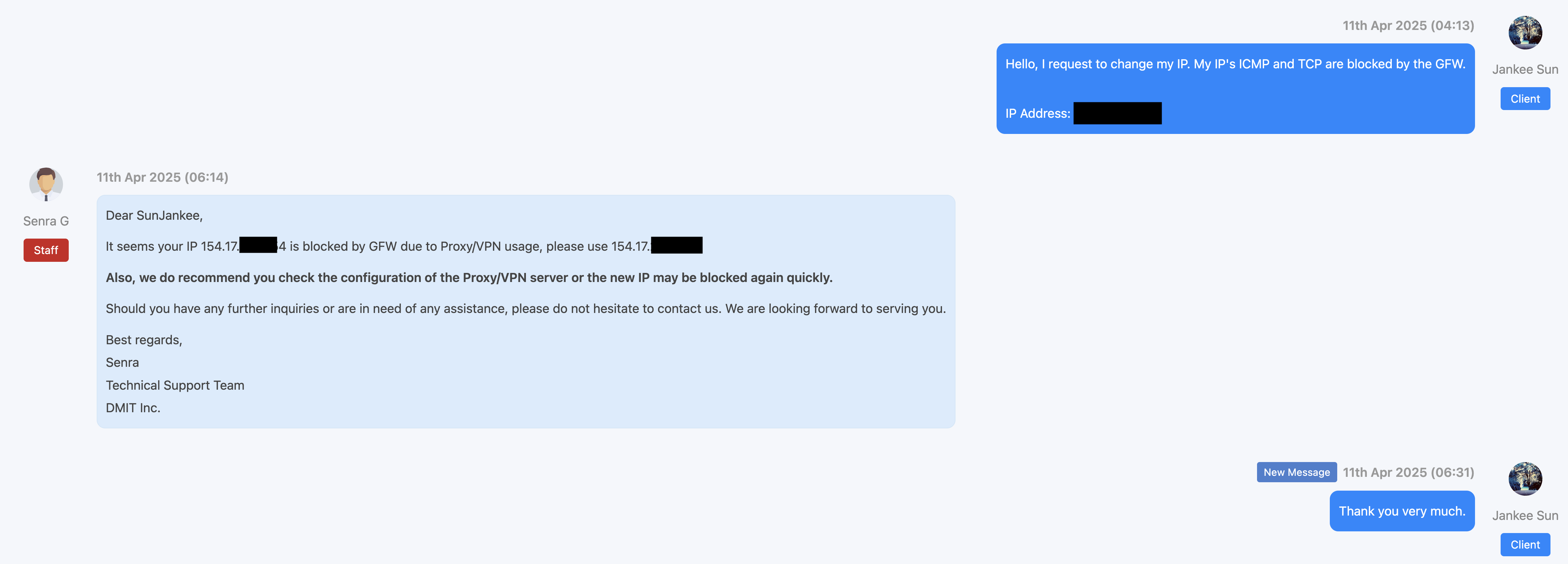 记录Dmit intro免费换ip